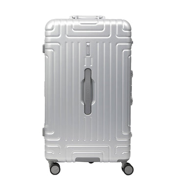 Aerolite Aluminium Zipperless PP Trunk, Premium Trunk Suitcase, TSA Latch-Lock, Aluminium Frame, Silent Hinomoto Wheels, 97.6L Large Luggage